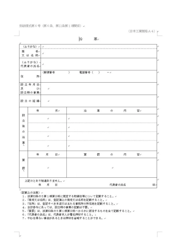 沿革